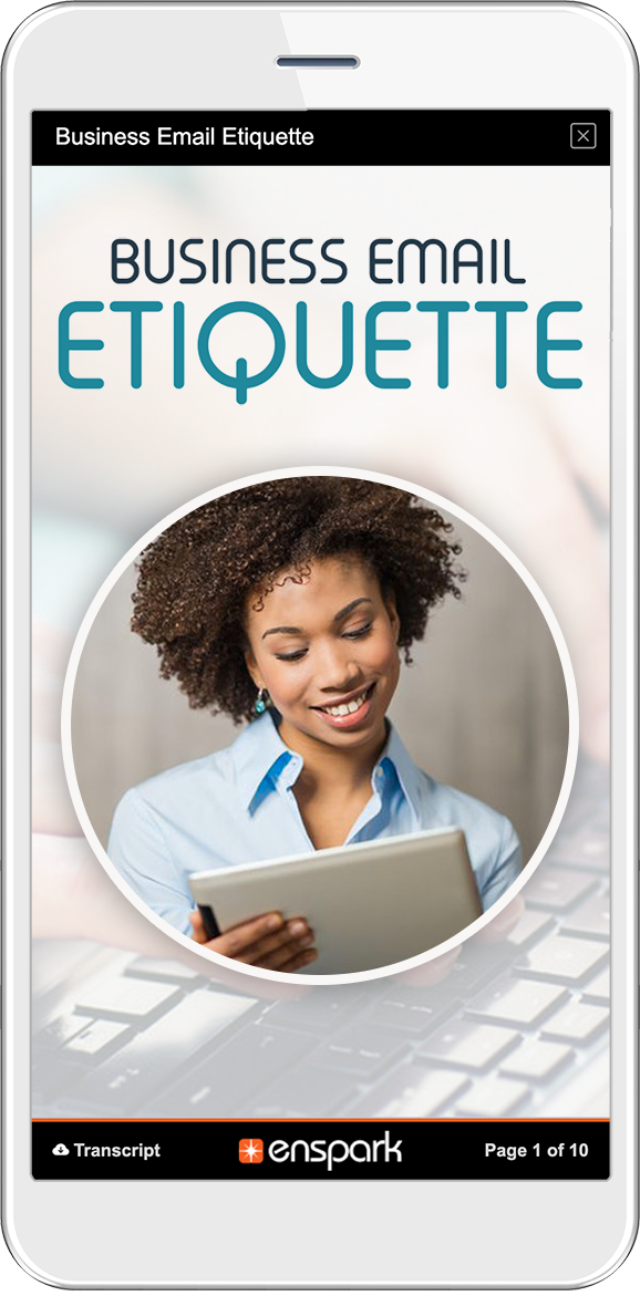 Business Email Etiquette Course by Enspark